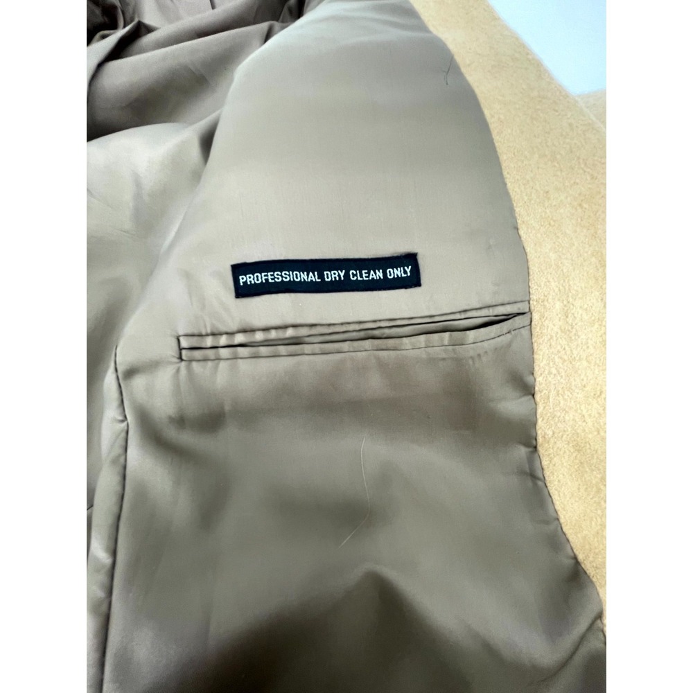 Vintage Botany 500 Blazer Mens Tan 100% Camel Hair Retro Notch Lapel 2 Button - Picture 7 of 12
